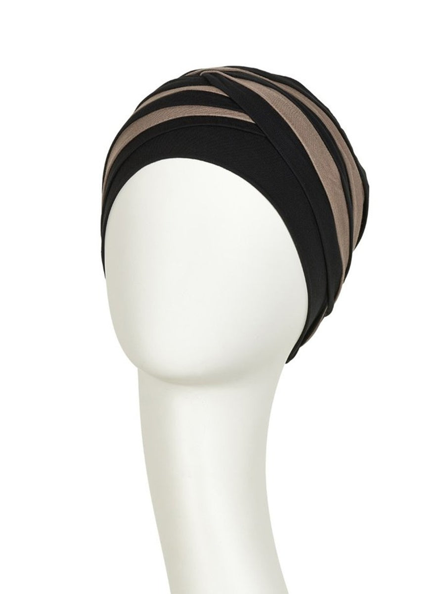 HOCSHANTI TURBAN - Negro/Marrón