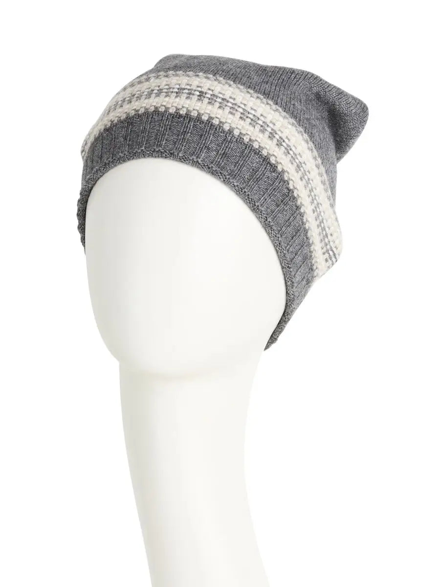HAZEL KNITTED HAT - Charming Greys