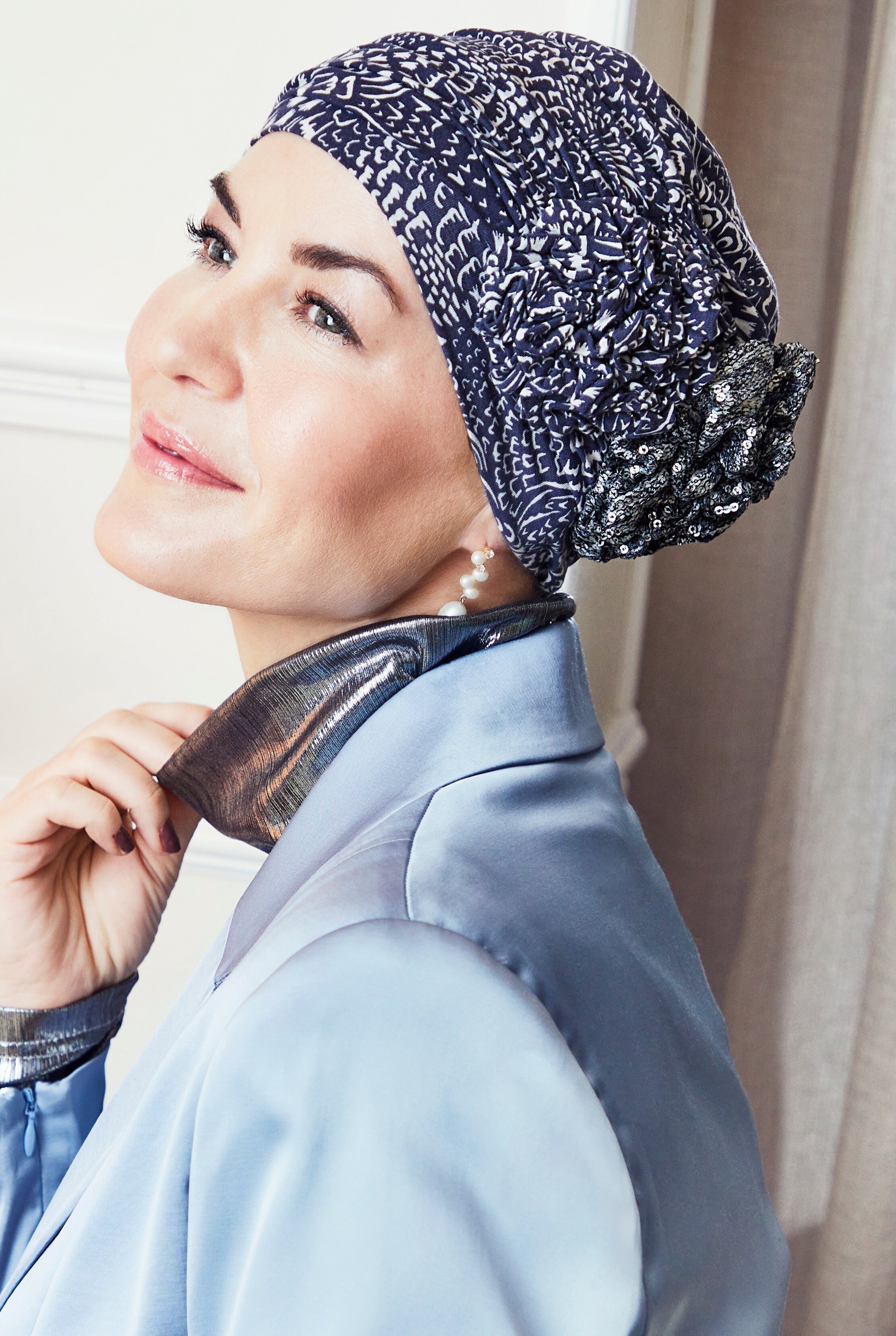 HOCYAMA TURBAN - Floating Navy