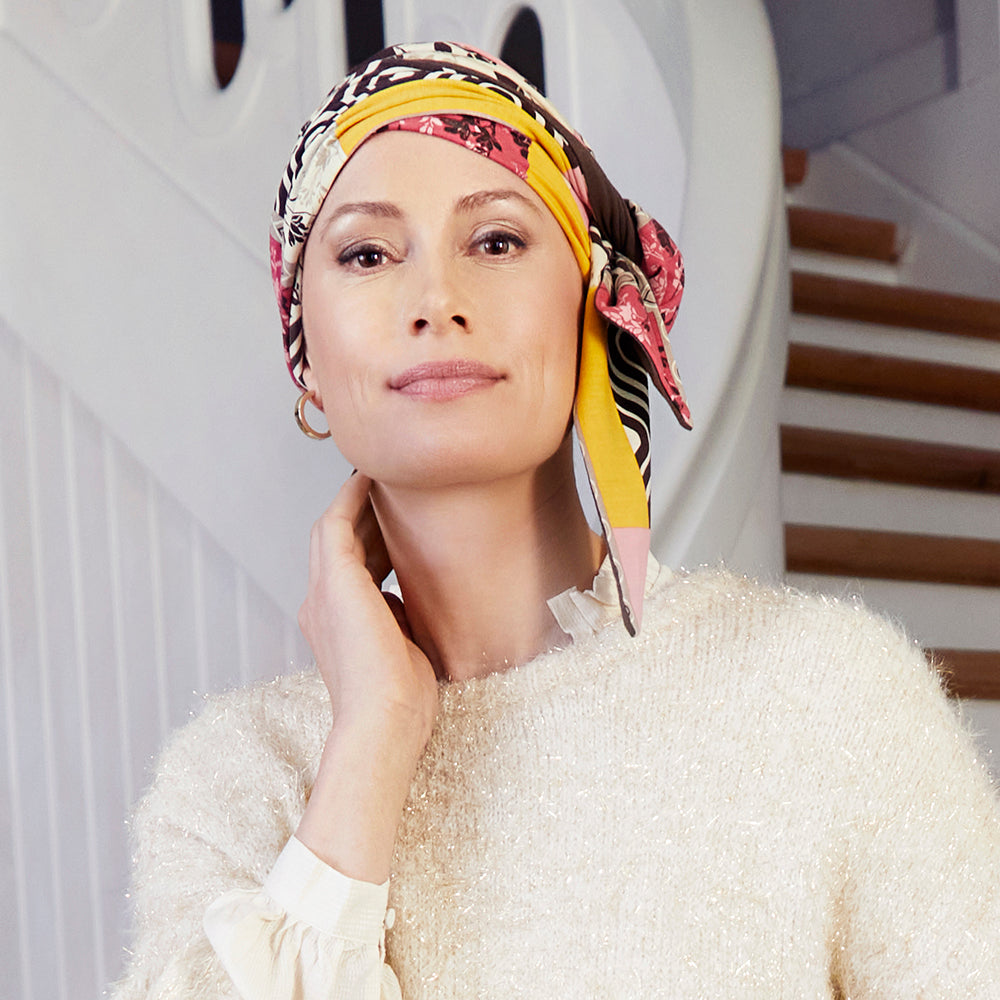 HOCBEATRICE TURBAN W.RIBBONS - Fall Galore