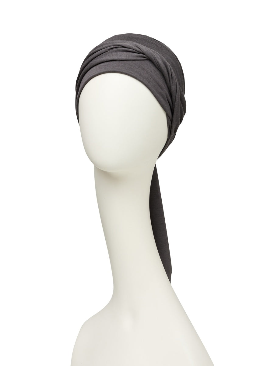B.B.HOCBEATRICE TURBAN W.RIBBONS