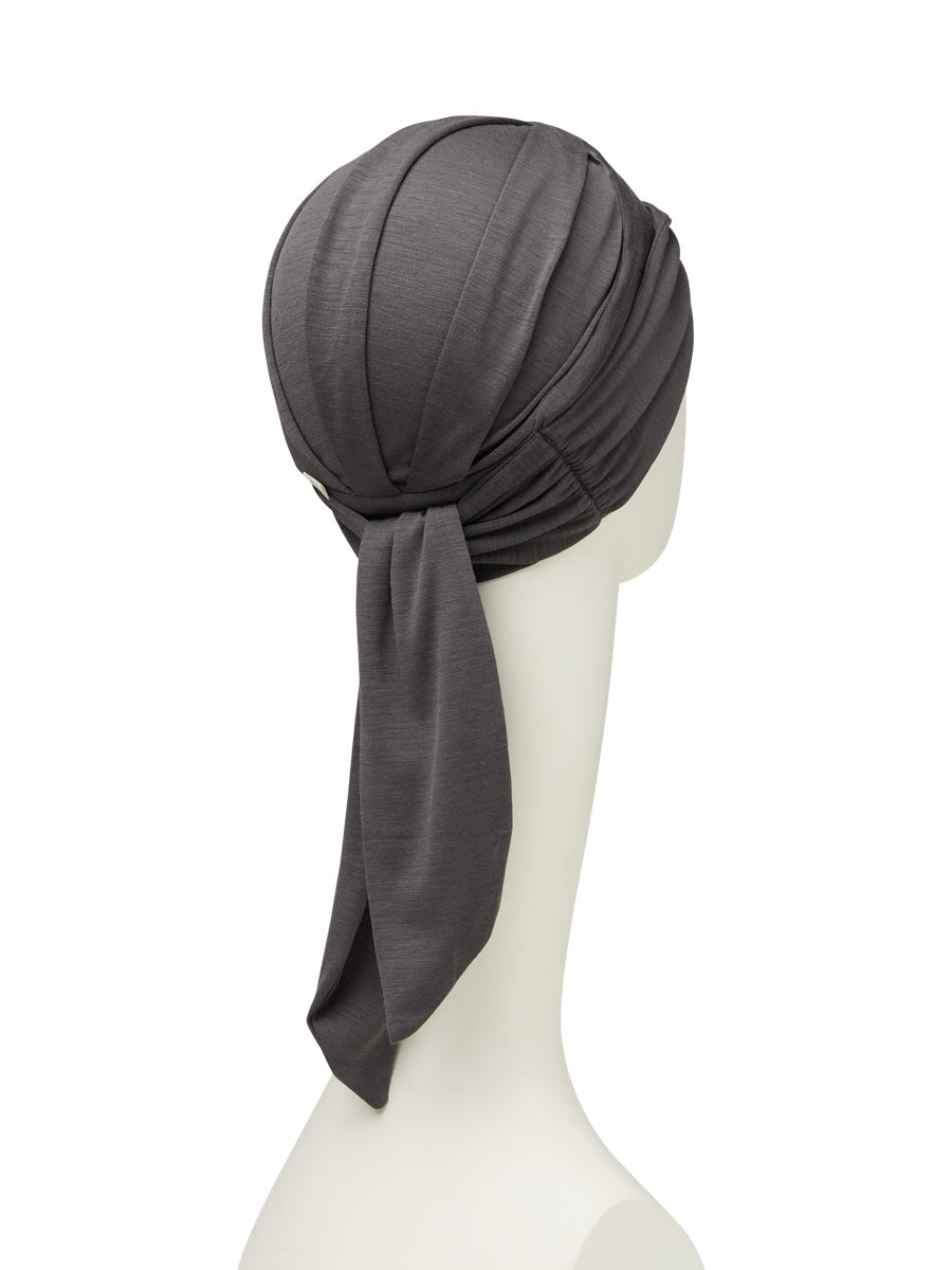 B.B.HOCBEATRICE TURBAN W.RIBBONS