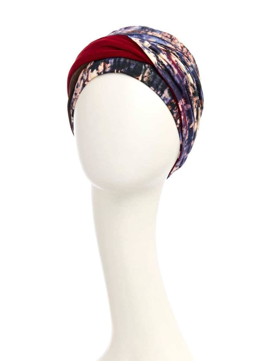 HOCSHAKATI TURBAN - Tie Dye Dusk