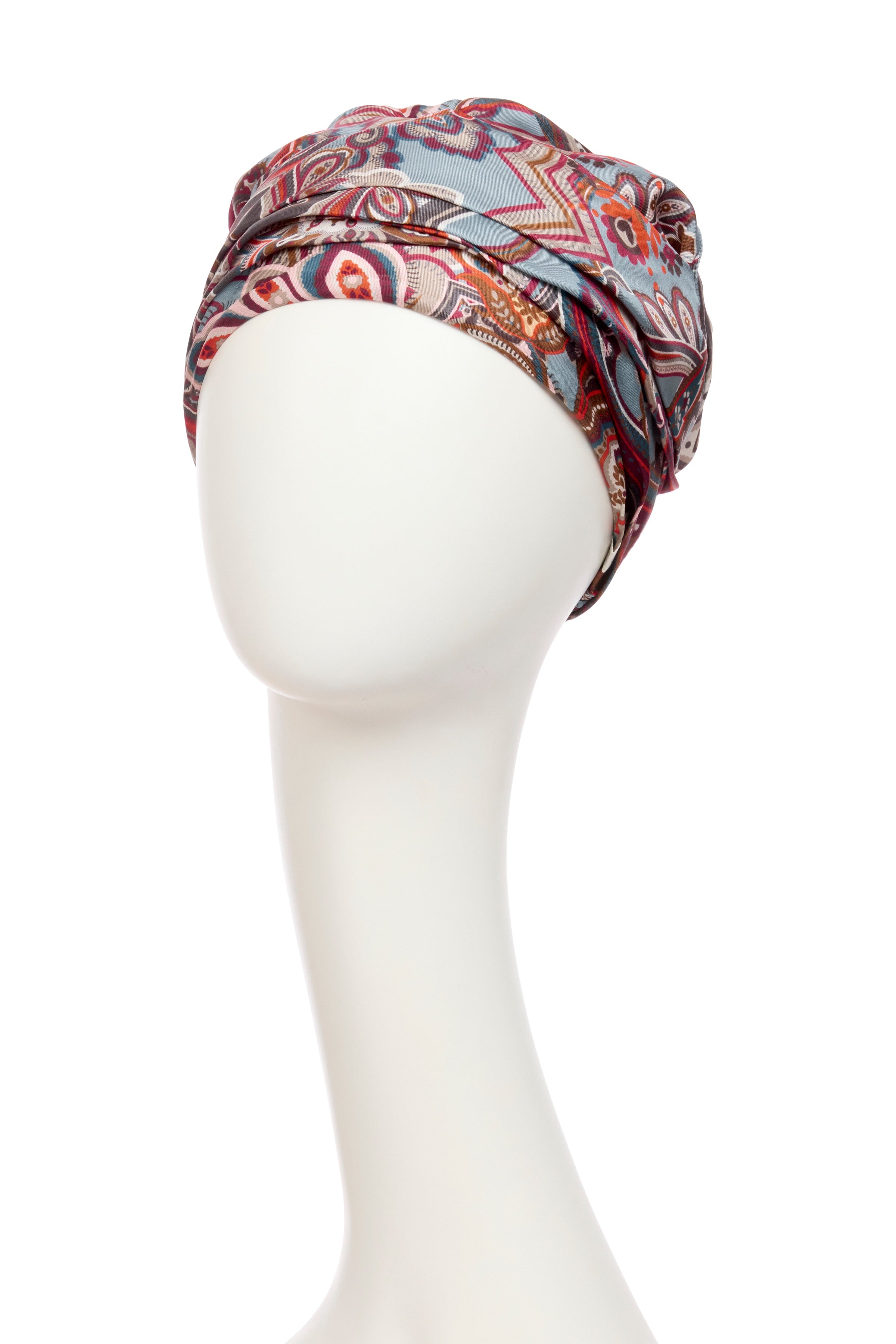 HOCMILENA TURBAN - Royal Paisley Blue