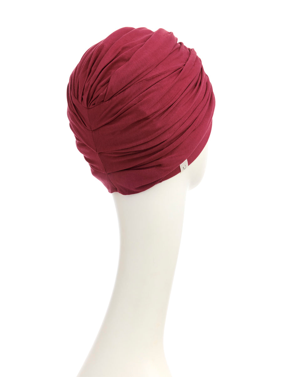 HOCJOYO TURBAN - Red Plum