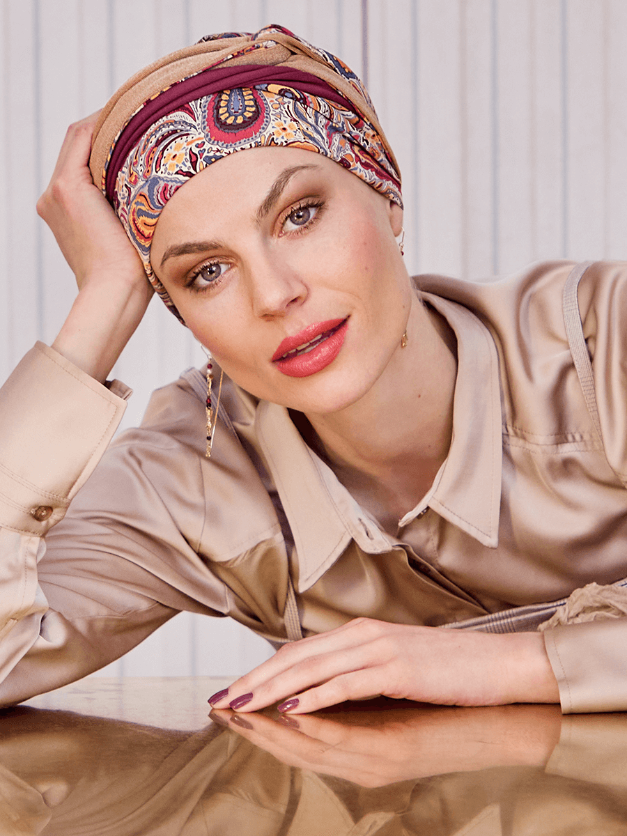 HOCNOYA TURBAN - Moroccan Paisley