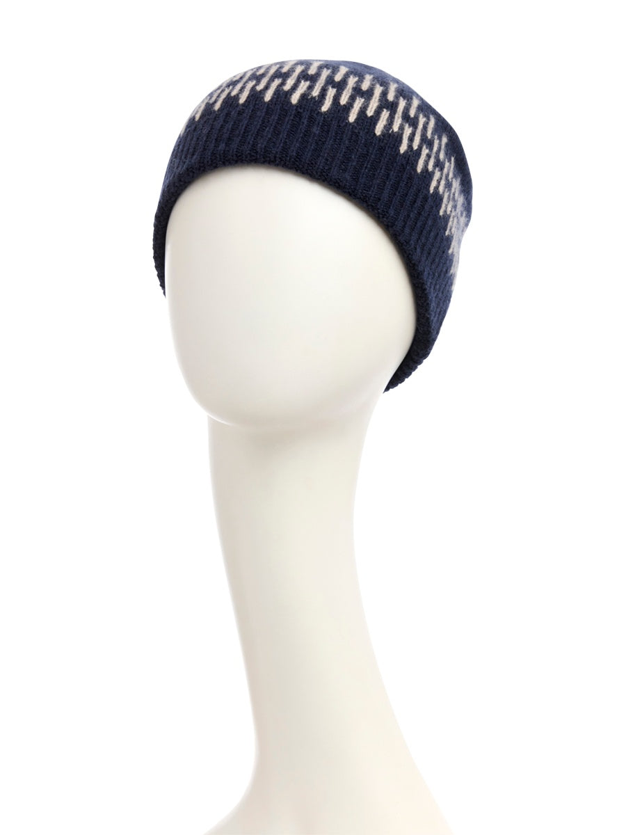 HOCAIRA KNITTED HAT - Ink Blue