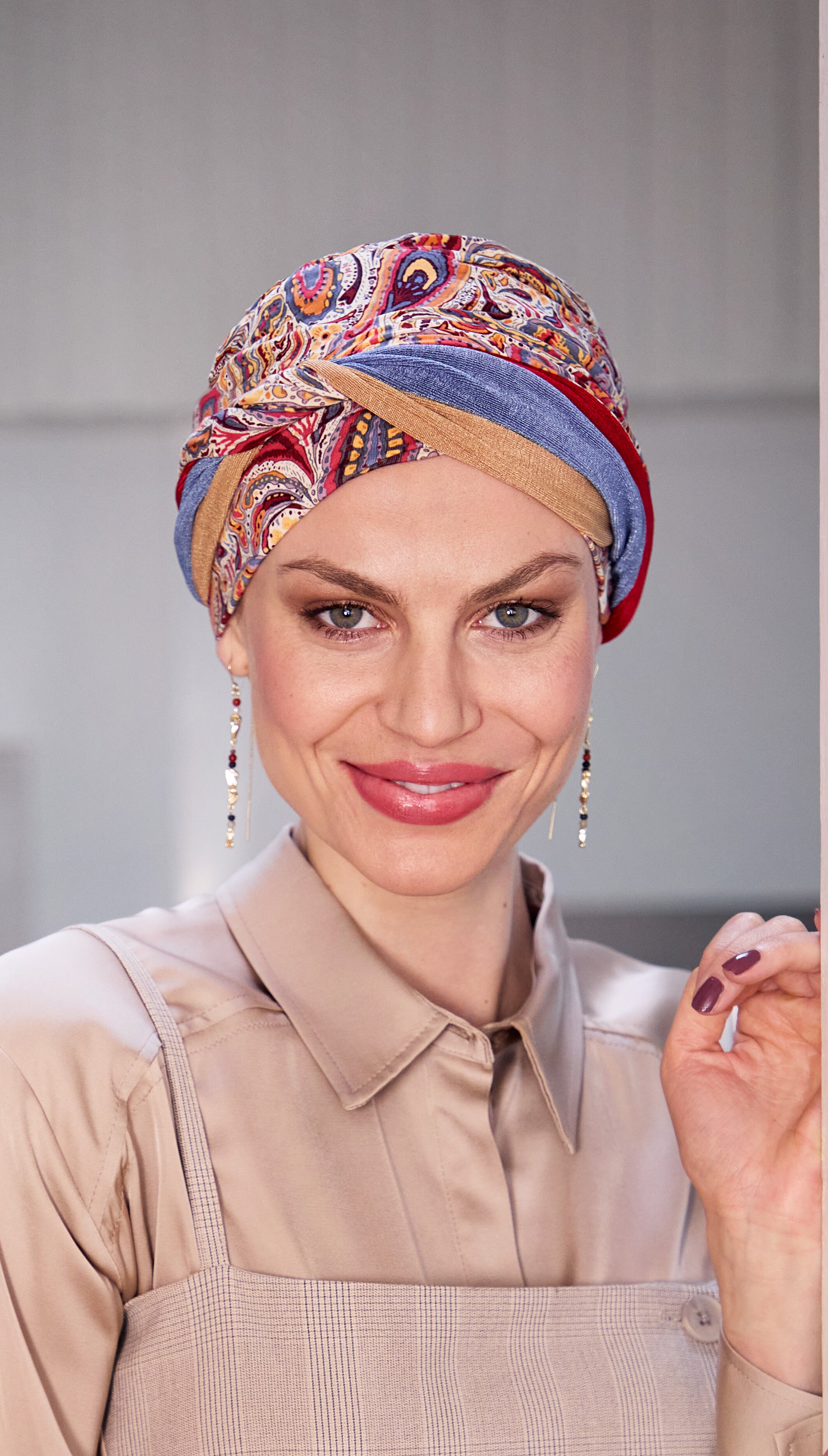 HOCSHAKTI TURBAN - Moroccan Paisley