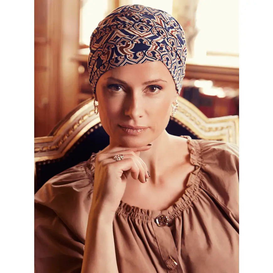 HOCSHANTI TURBAN - Endless Shapes Of Blue