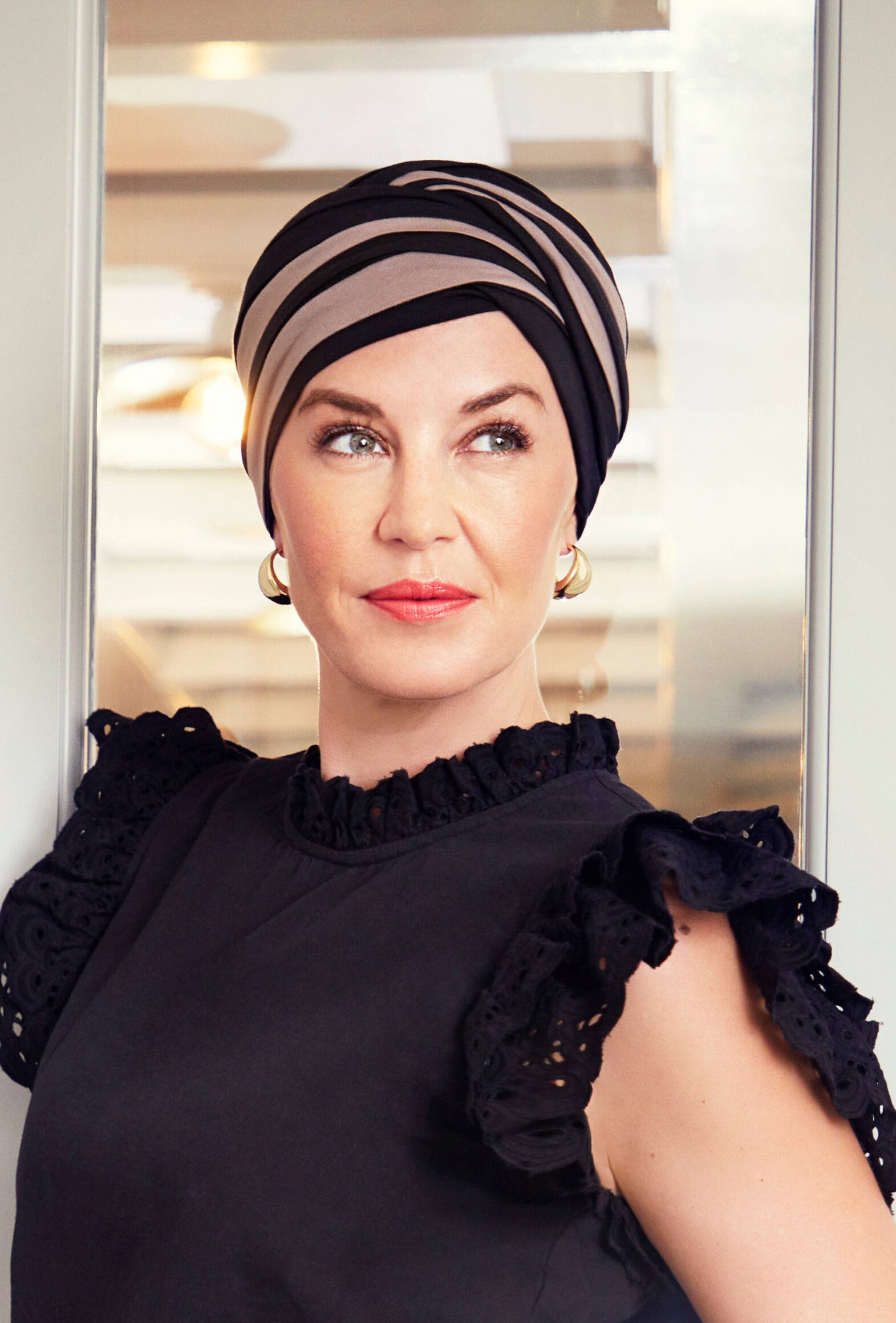 HOCSHANTI TURBAN - Negro/Marrón