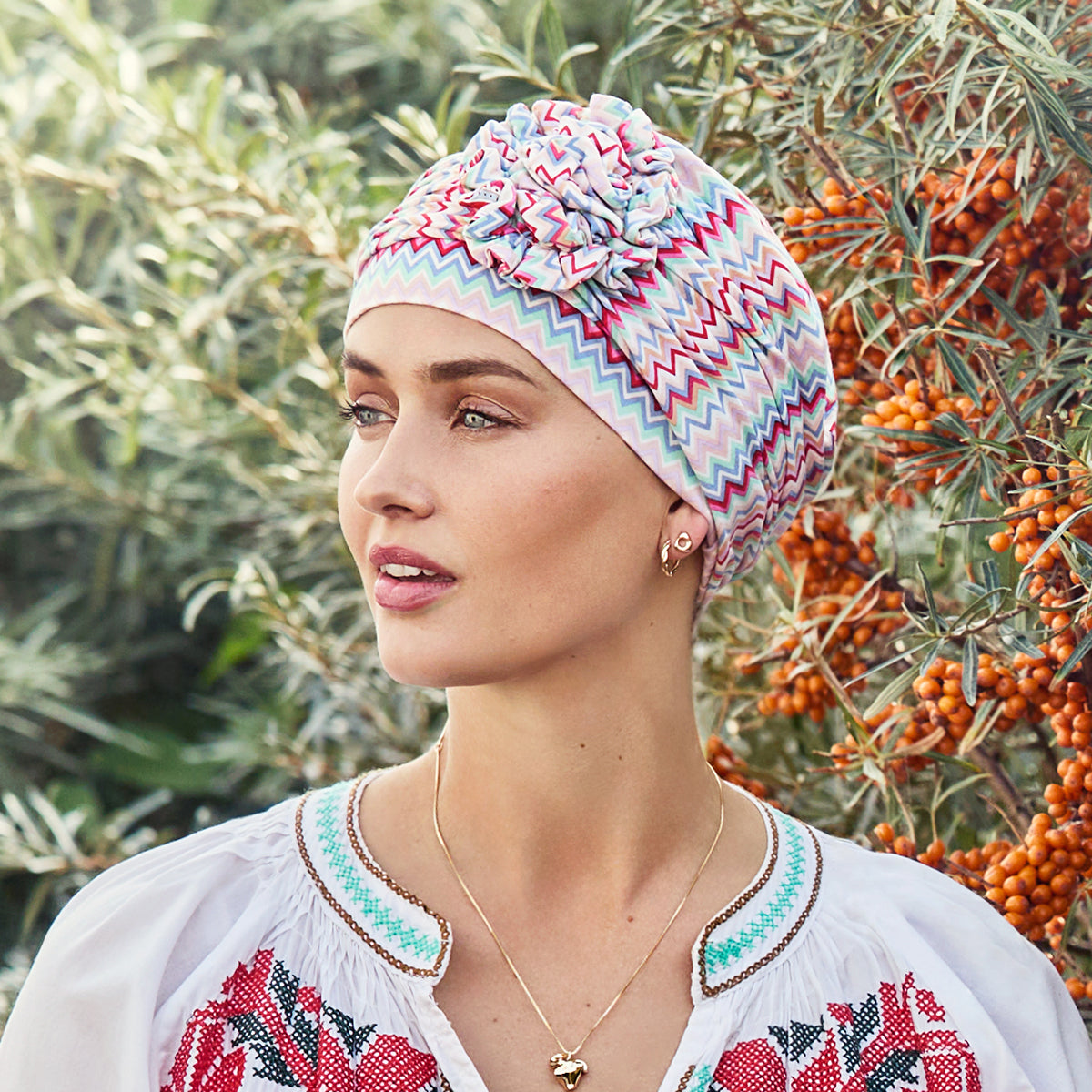 HocLOTUS TURBAN - Zigzag Vibes