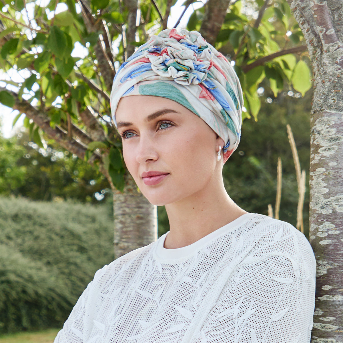 HocLOTUS TURBAN - Tropical Blossoms