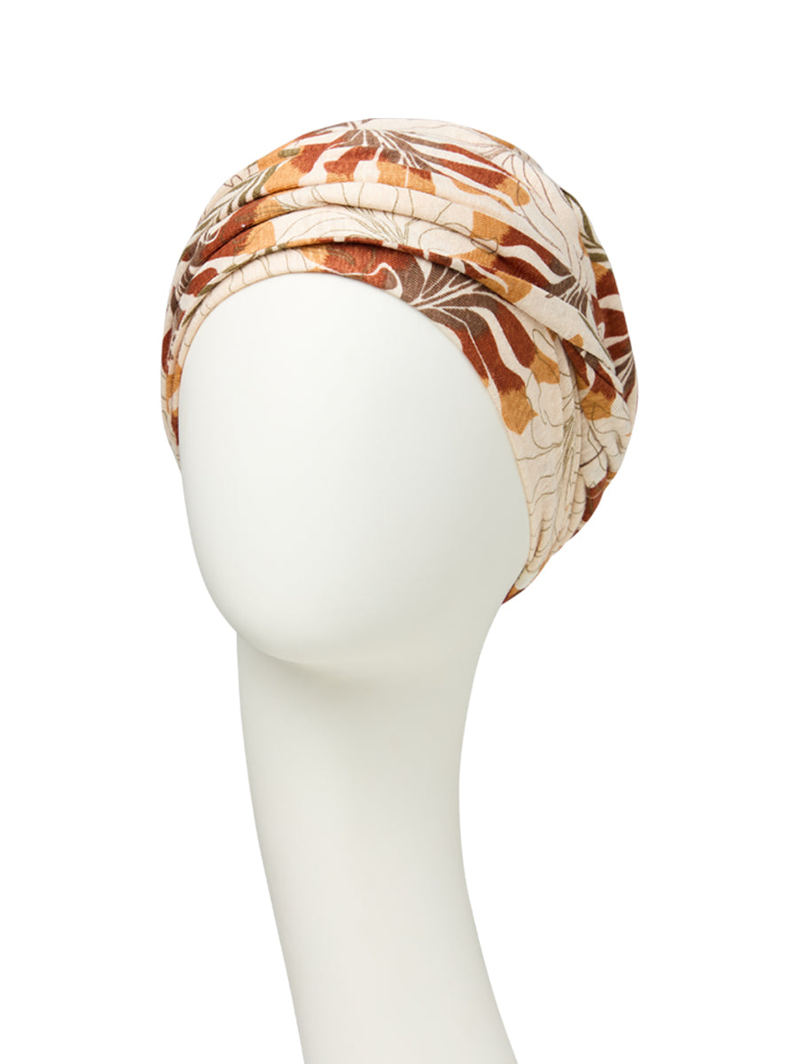 HocSHAKTI TURBAN - Hojas Beige