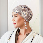 HocAMIA TURBAN - Beige Ornaments