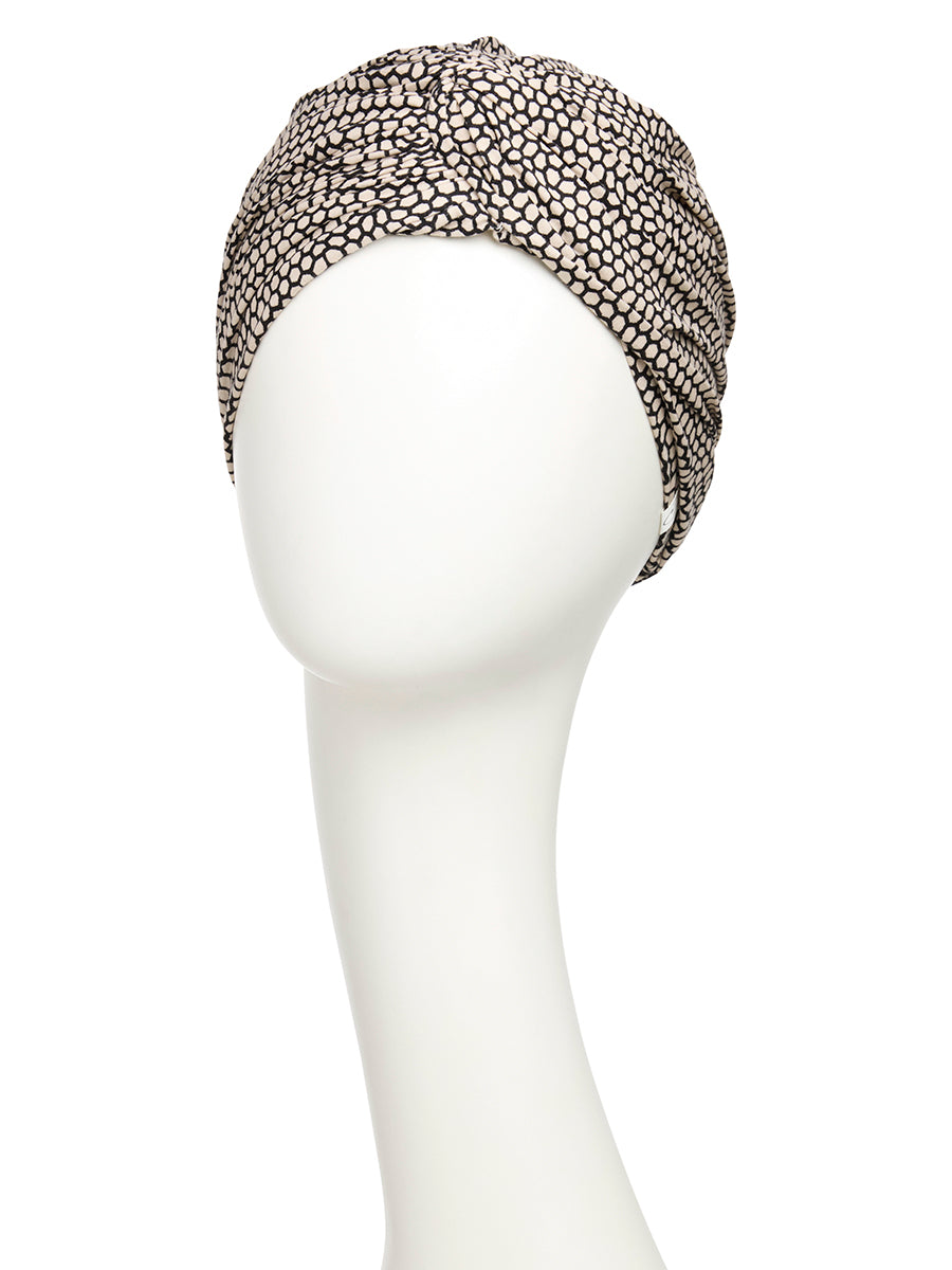 HocJOYO TURBAN - Beige Snake