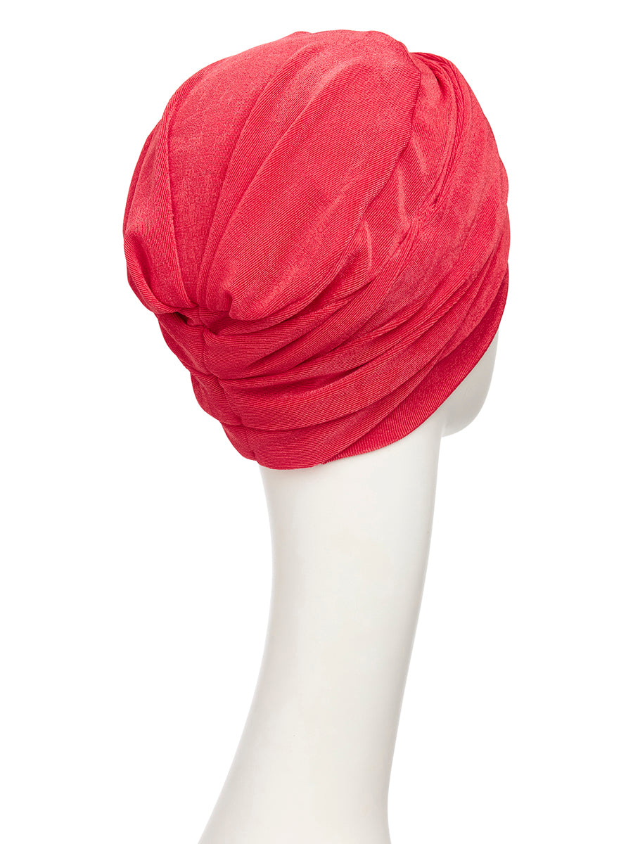 HocARIA BOHO TURBAN - Coral Rouge