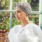 HocAMBER BOHO TURBAN - Cheerful Garden Green