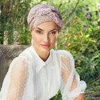 HocAMBER BOHO TURBAN - Pastel Rose Bouquet