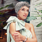 HocAMBER BOHO TURBAN - Fern Greens