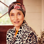 SHAKTI TURBAN W - Chocolate W / Garden Pink