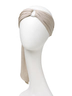 HocSIENNA BOHO TURBAN - Soft Beige Giraffe