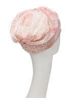 HocAMBER BOHO TURBAN - Red Golden Glam