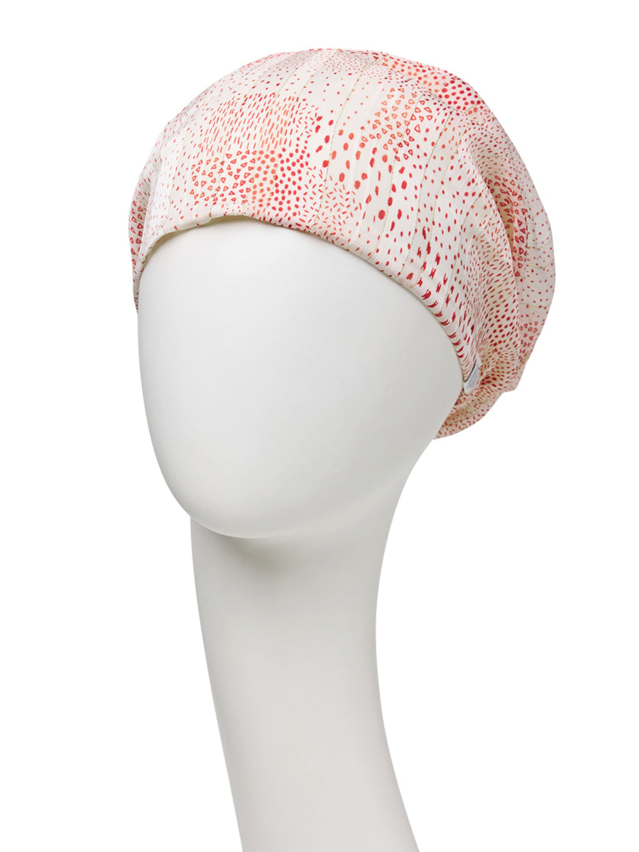 HocAMBER BOHO TURBAN - Red Golden Glam