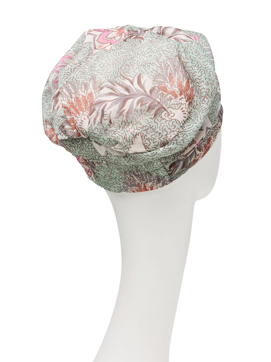 HocAMBER BOHO TURBAN - Cheerful Garden Green