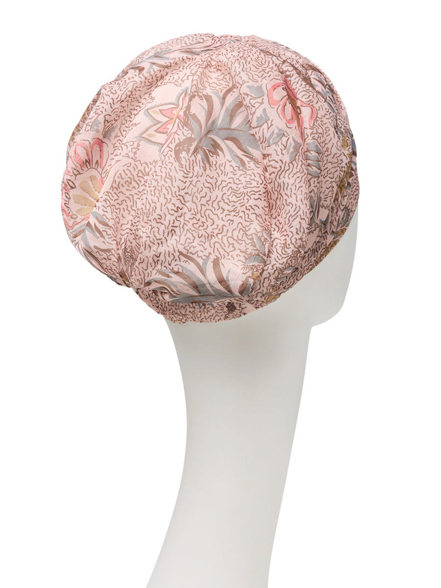 HocAMBER BOHO TURBAN - Pastel Rose Bouquet