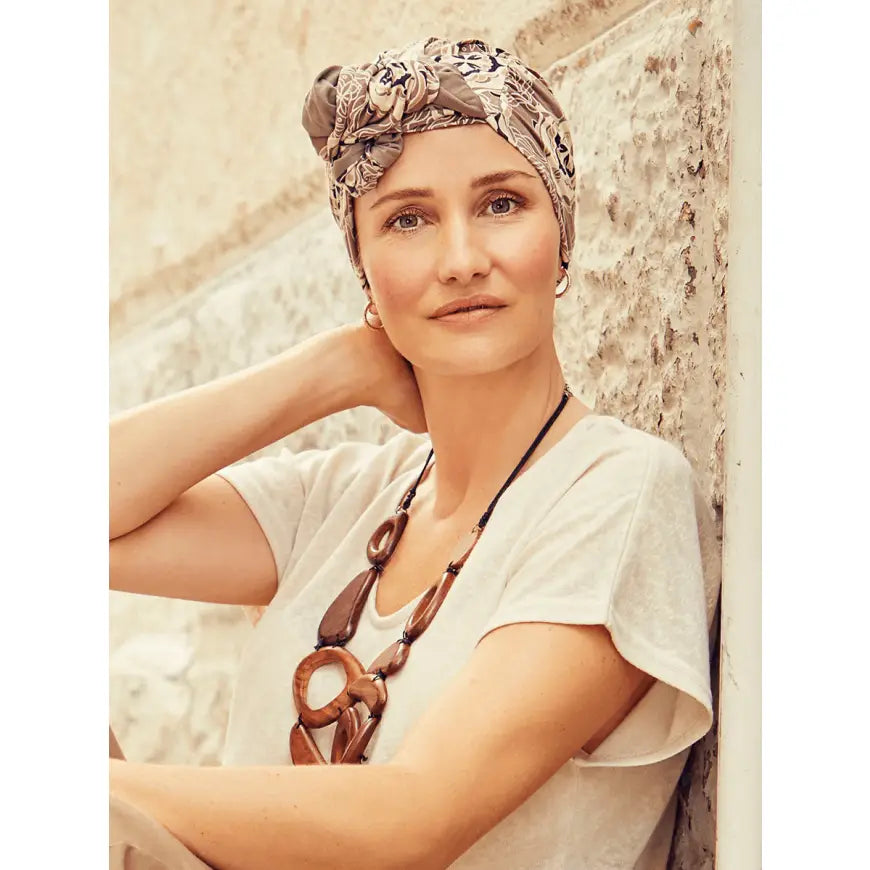 HocSHAKTI TURBAN - Beige Ornaments