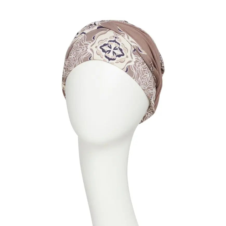 HocBEATRICE TURBAN - Beige Ornaments