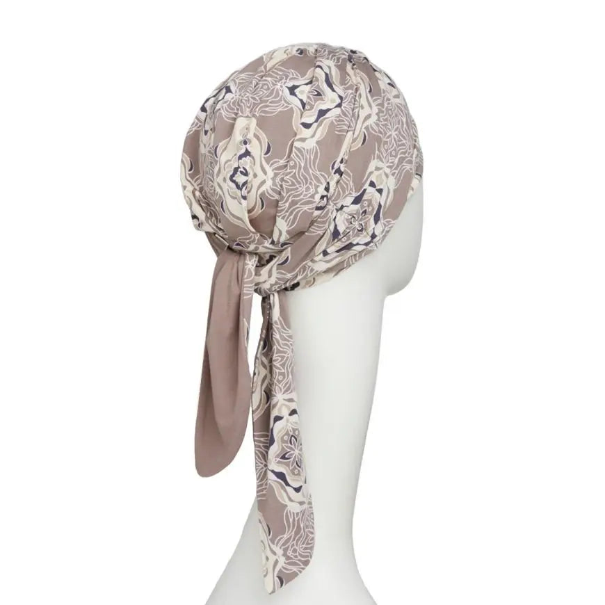 HocBEATRICE TURBAN - Beige Ornaments